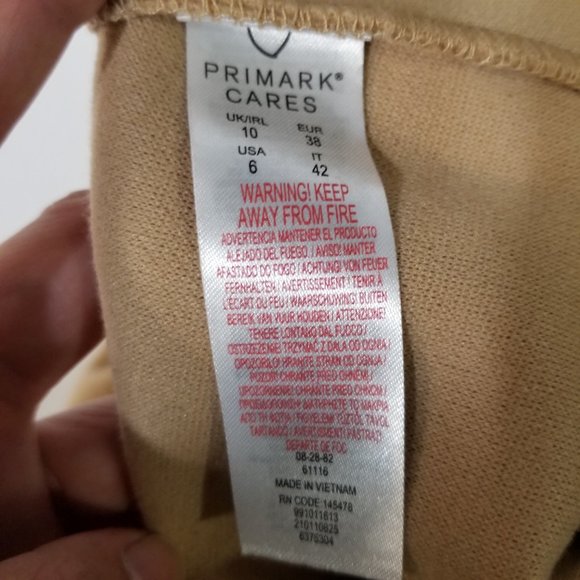 NWT Primark Khaki Mini Skirt US Size 6 - Picture 5 of 5